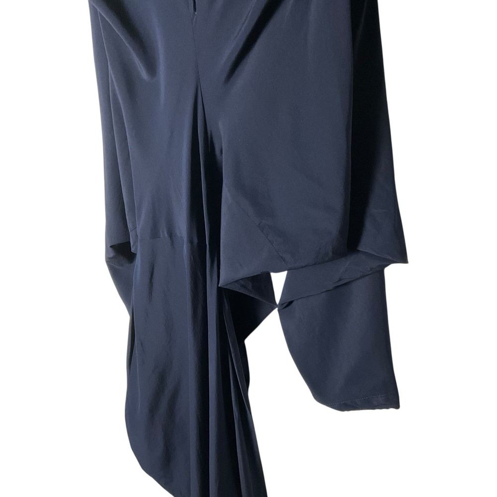 Proenza Schouler Sidney Dress Silk Blend Maxi Blue Size 2 $1390 *READ FLAW* - Picture 9 of 14